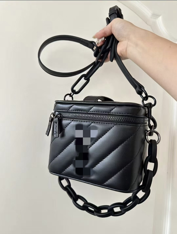 Ready-Made Black Transformation Makeup Box with Chain Strap and Gift Box