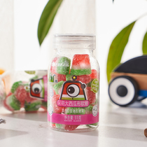 Kang Yu cute big watermelon type fudge 55g QQ rubber Net red fruit flavor fudge sweet and sour casual snacks candy