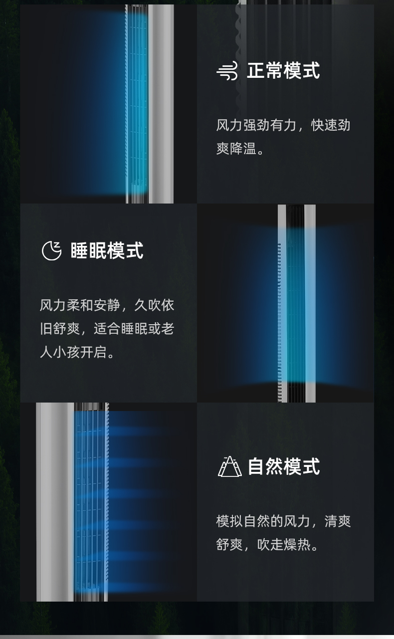 红双喜 无叶塔扇 切风细腻柔和 久吹不头疼 图5