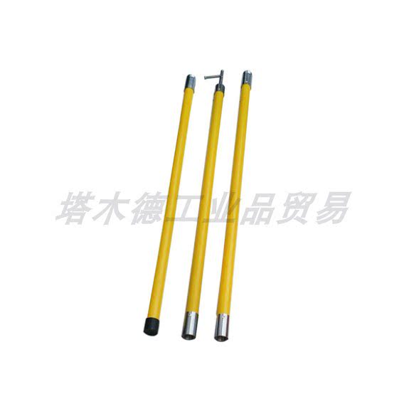 令克棒 高压拉闸杆 绝缘操作杆挑线钩拉杆伸缩接口式3m4m5m6m
