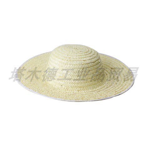 草帽 钓鱼工地草帽 40cm 劳保遮阳防晒 农民草帽