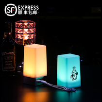 Bar KTV desk lamp led charging bar lamp custom atmosphere night light Restaurant number service lamp clearing table lamp