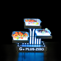 ktv glowing multi-layer snack dish led fruit platter creative snack dish glowing dish Dish Bar fruit tray rack