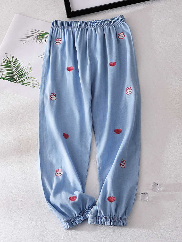 Летние тонкие детские штаны, джинсы, средство от комаров, свободный крой, детская одежда Wei future 