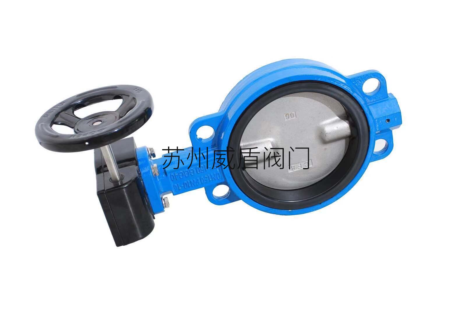 CNNC Suzhou Valve Factory D371X-16Q Turbo Wafer Butterfly Valve Stainless Steel Pinless Valve Plate