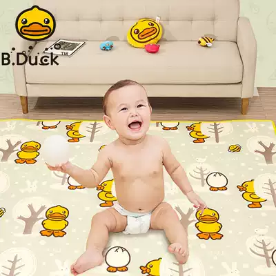 B Duck baby baby crawling pad thick foam toy game home Oversized roll pad
