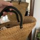 Phuket Holiday~French Large Capacity Straw Bag Vacation Beach Bag Vegetable Basket Handbag Handmade Woven Bag