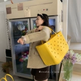 xian量！取快递用EVA洞洞沙滩包~防水发泡手提包买 𧹒菜单肩托 托特包袋