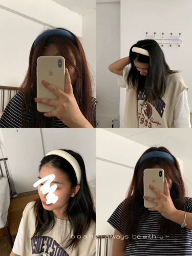 [卡姐心头爱～浪姐同款糖果色系发箍 高颅顶宽边压发懒人化妆头箍]