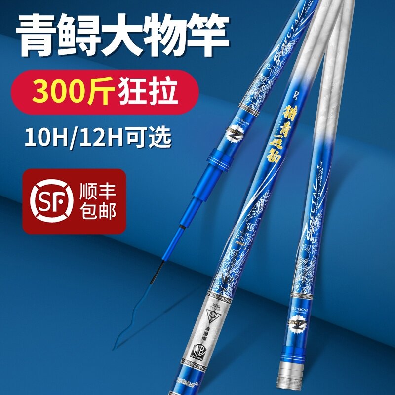 Giant Fish Rod's Top 2021 Brand Explosive Force Lake Depot Comprehensive Big Things 2021 New Pine Sturgeon To The Special Attack on Fishing Silver Carp's Silver Carp