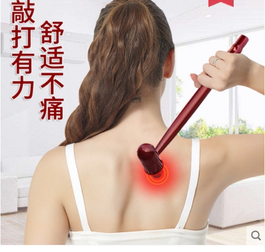 按摩捶气囊捶背神器健康锤家用肩周炎按摩器手拿可伸缩颈椎病拍打