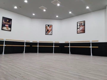 Dance studio Double-decker floor fixed dance pole press leg lower waist equipment School practice dance practice rack