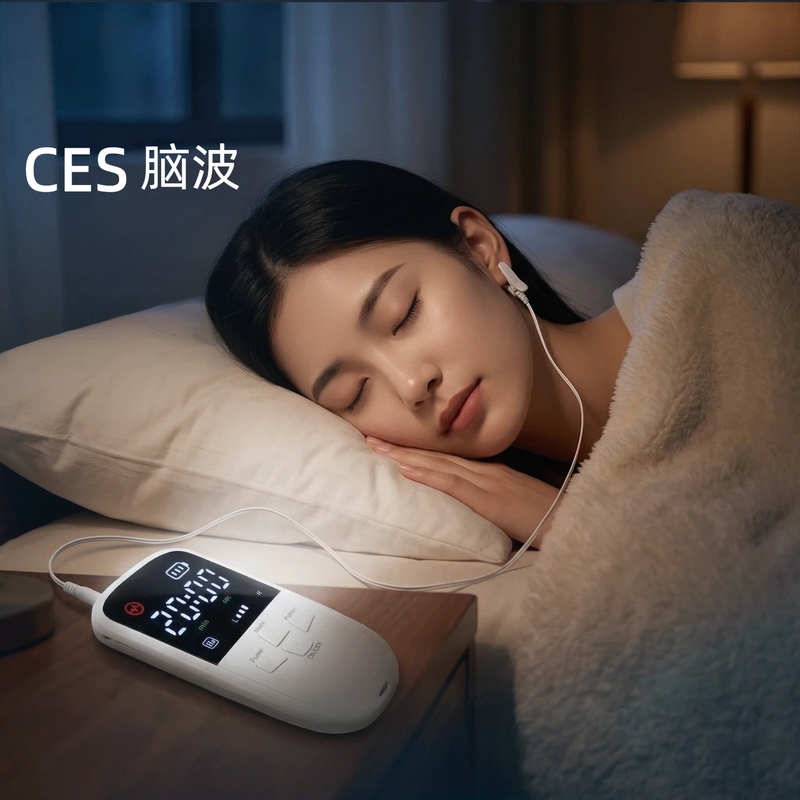 Ces Low-Frequency Pulse Sleep Device, Ear Clip Type, Severe Insomnia Sleep Aid, Anxiety and Stress Relief, Practical Gift for Elders