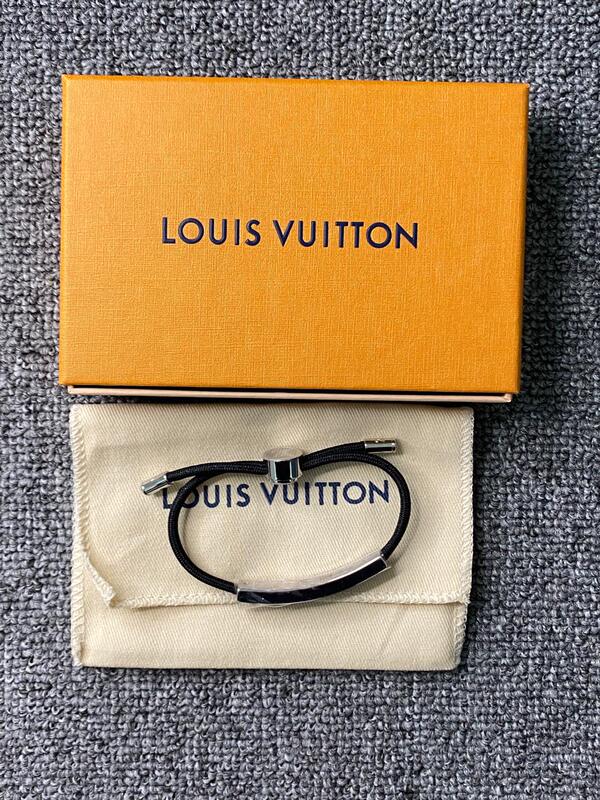 Louis Vuitton Lv Space Bracelet Black Red Couple Bracelet