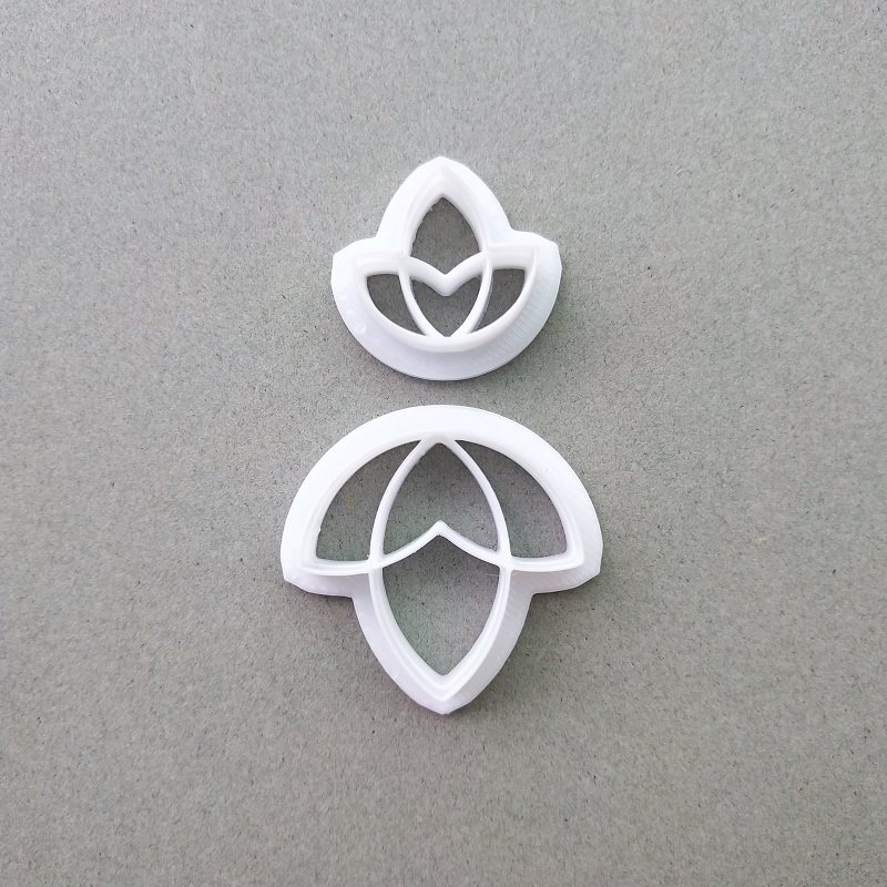 Elegante Retro-Form geometrisches Muster Ohrring Polymer Clay Formen Ton schneider kreativ für DIY Schmuck Prägung Keramik Werkzeuge – Detail 4
