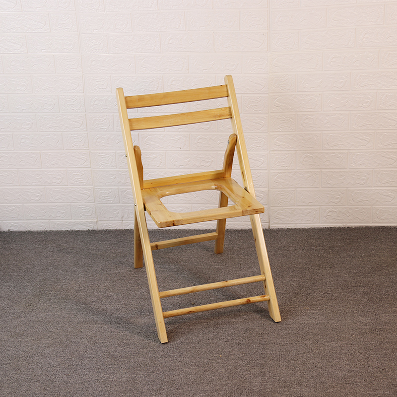 Solid wood sitting stool seat stool mobile toilet pregnant woman old man's toilet seat closet Toilet Bowl Fortified Seat Poo chair Home