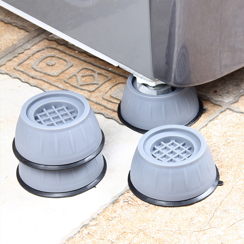 Washing machine shock absorbing mat universal foot pad anti-slip anti-shock mat mat high-height increase moisture-proof refrigerator wave wheel roller base