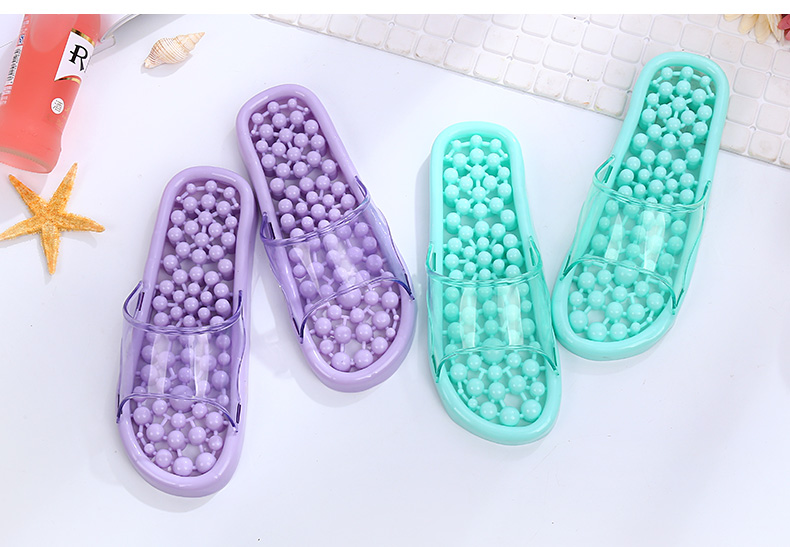Mua một tặng một đôi dép nữ mùa hè mát xa tại nhà tắm cho gia đình vài người đàn ông và phụ nữ trong nhà không trơn trượt dép đi trong nhà tắm - Trang chủ dép mang trong nhà