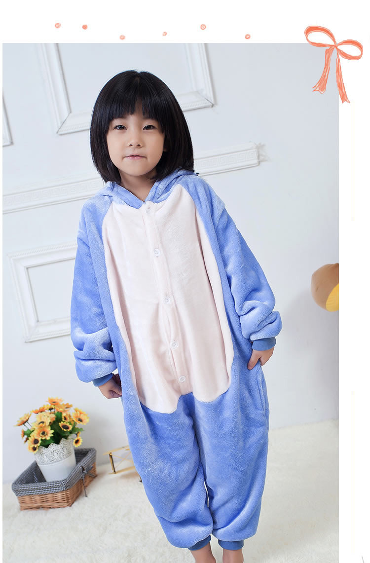 Khủng long hoạt hình trẻ em động vật đồ ngủ liền kề bé dễ thương nhung cô gái nhung dày mùa thu và quần áo cậu bé bộ khủng long