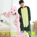 Phim hoạt hình Bộ đồ ngủ Xiêm Phụ nữ Khủng long Cặp vợ chồng Flannel Loài vật dễ thương Mùa đông Lông cừu San hô