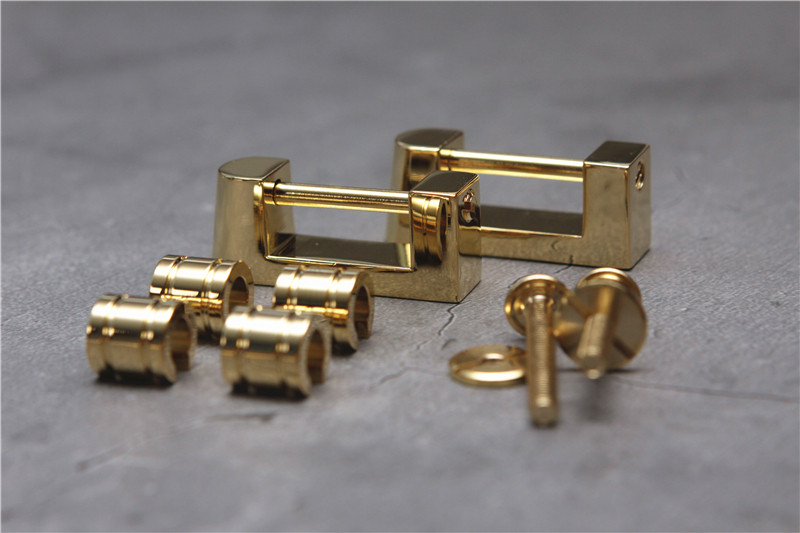 Durus original hardware foot nail mouth gold arch bridge acrylic version drawing brass handmade leather accessories