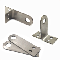 Stainless steel door nose cabinet door drawer lock anti-theft concealed lock nose right angle door buckle padlock leaf lock