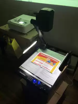 Honghe physical projector teaching HD exhibition stand video booth HV-V260 calligraphy painting