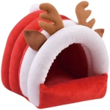 Молотовое хлопковое гнездо золото золото шелковое медведь, нагретая хлопковые гнездо, цветочные ветви и кролики через зимнюю мебель