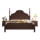 Американская ретро-кровать из массива дерева Anna bed 1,8 м, современная минималистичная главная спальня, французская светлая роскошная двуспальная кровать в средневековом стиле mini 4