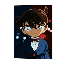 diy digital oil painting Living room Children figure cartoon Cartoon Comic filled color digital decoration painting famous detective Conan
