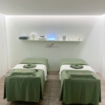 Lingling beauty bedspread four-piece set luxury solid color four seasons universal simple physiotherapy beauty salon massage sheet bedspread