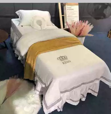 Beauty Bed Cover Beauty Body Cover Four Piece Set Physiotherapy Bed Custom Bed Cover