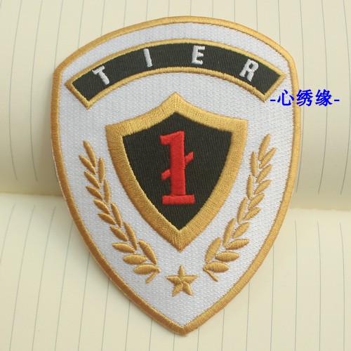Heart Embroidery BL01 Back Adhesive Patch Patch Badge No. 1 8 5*11CM