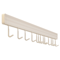 Kitchen hooks no punching wall-mounted kitchen utensils spoons and shovels multi-functional storage rack removable wall row hooks