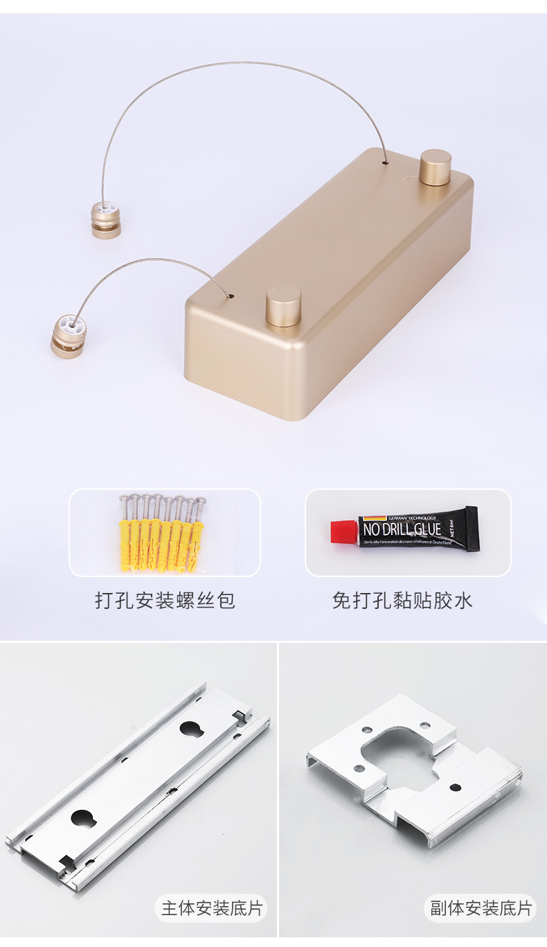 隐形伸缩晾衣绳免打孔卫生间晾衣架室内收缩晾衣神器阳台晒凉衣详情18