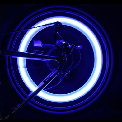 Bike Gas Nipple Lamp Locomotive Electric Car Electric Valve Light Mountaineering Car Wind Fire Wheel Ride Equipped Child Balance Car