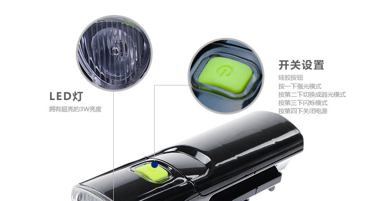 Lumière vélo - phare - Ref 2399813 Image 13