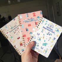 Japan Nakabayashi Zhonglin Guchuan Paper Works qualified joint section A6 coil box This student notepad