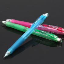 Japan Uni Mitsubishi) M5-100)VERY0 5mm) Classic color transparent student exam automatic pencil