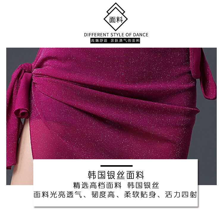 Trang phục múa bụng nữ trang phục tập luyện gợi cảm 2019 mới set trang phục múa phương Đông cho người mới bắt đầu biểu diễn trang phục cao cấp - Khiêu vũ / Thể dục nhịp điệu / Thể dục dụng cụ giày khiêu vũ mới nhất