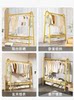 Simple Floor-Standing Clothes Rack for Bedroom, Home Use, Indoor Coat Rack, Balcony Clothes Drying Rack, Floor-Standing Rod-Type Rack