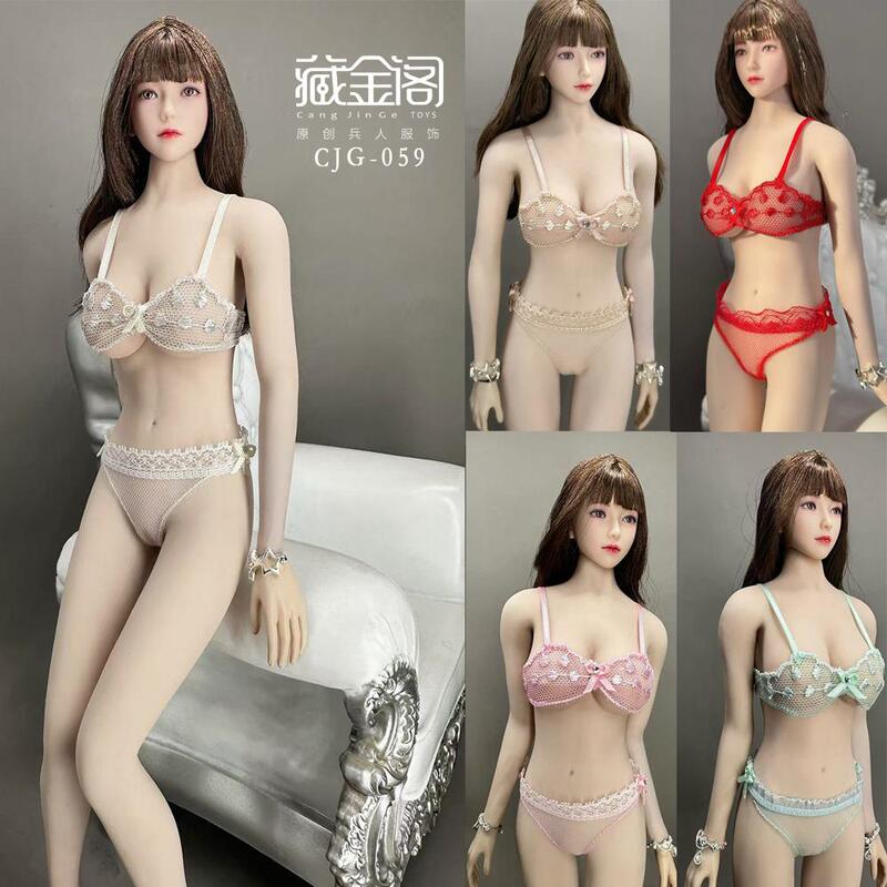 1:6 Female Soldier Lace Intimates Bra Bra Suitable for Tbl Big Breasts and Mid Breasts Cjg-059
