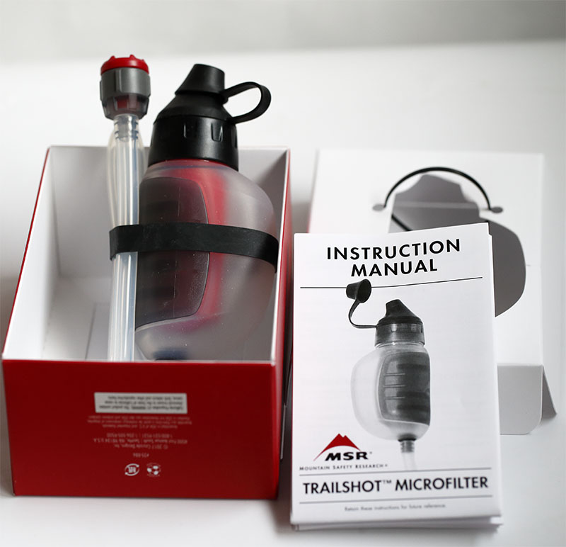 American native MSR TrailShot outdoor camping travel portable micro filter Water purifier 09385