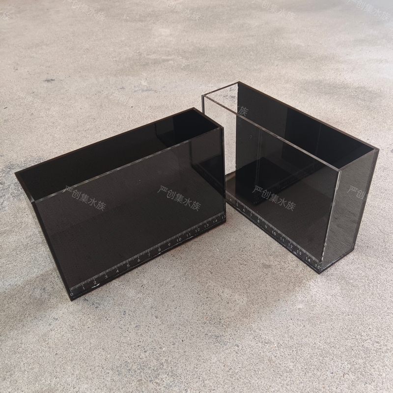 Acrylic Small Fish Observation Box, Transparent and Finely Engraved, for Wild Fishing Observation, Suitable for Streams, for Catching Small Fish Like White Amur and White Striped Fish