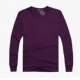 Đặc biệt hàng ngày nam trung niên áo thun dài tay cotton cổ tròn XL quần áo mùa thu Bố trung niên lỏng lẻo từ bi