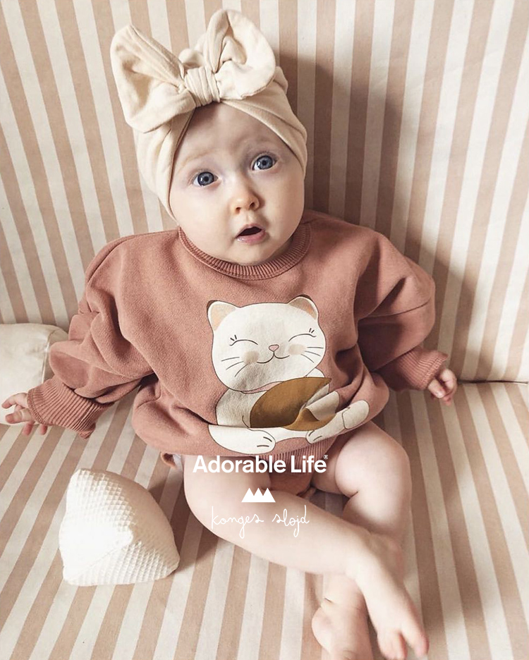 ・Domestic spot Konges Slojd Children's Baby Fun Long Slowsleeve Costume Costume Groups