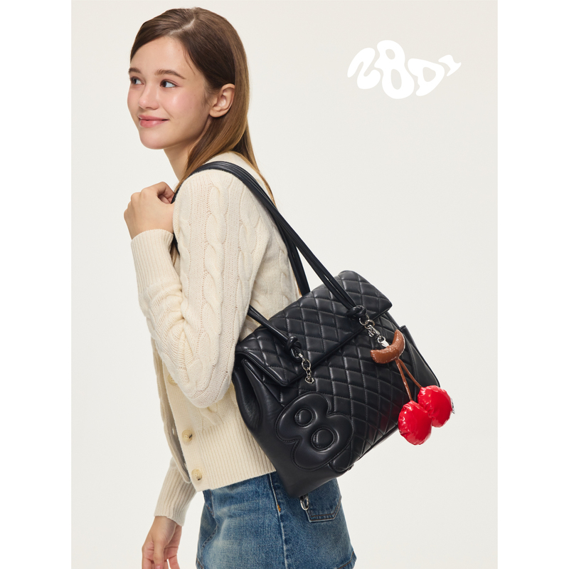 Huang Cancan's Same Style 2801 “Xxl Airport Large Tote” Kang Peng Diamond Pattern British Style Single/Double Shoulder Bag Huang Cancan's Same Style 2801 “Xxl Airport Large Tote” Kang Peng Diamond Pattern British Style Single/Double Shoulder Bag
