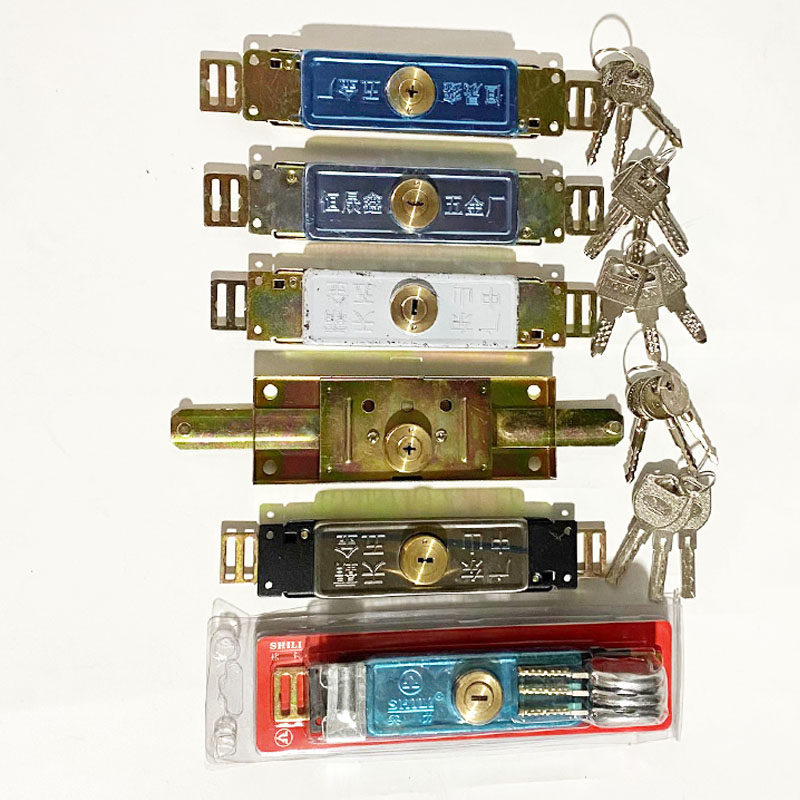 Roll curtain door lock intermediate open cross door lock B level vane bottom roll strobe lock-Taobao