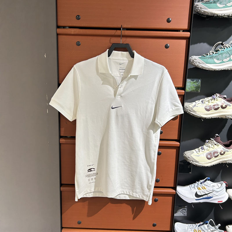 Authentic Nike Men's Summer Breathable Sports Casual Lapel Half-Sleeve T-Shirt Polo Shirt Hf6168-133