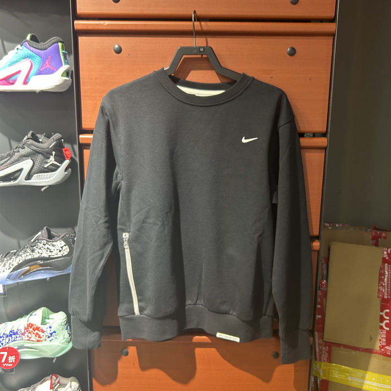 Authentic Nike Men's New Casual Loose Sports Long-Sleeved Pullover Sweatshirt Dq5821-010 Authentic Nike Men's New Casual Loose Sports Long-Sleeved Pullover Sweatshirt Dq5821-010